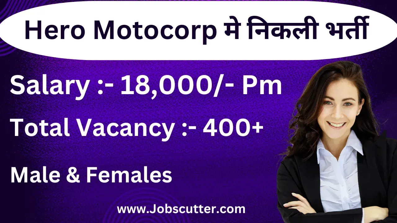 Best ITI Jobs at Hero Motocorp 2024