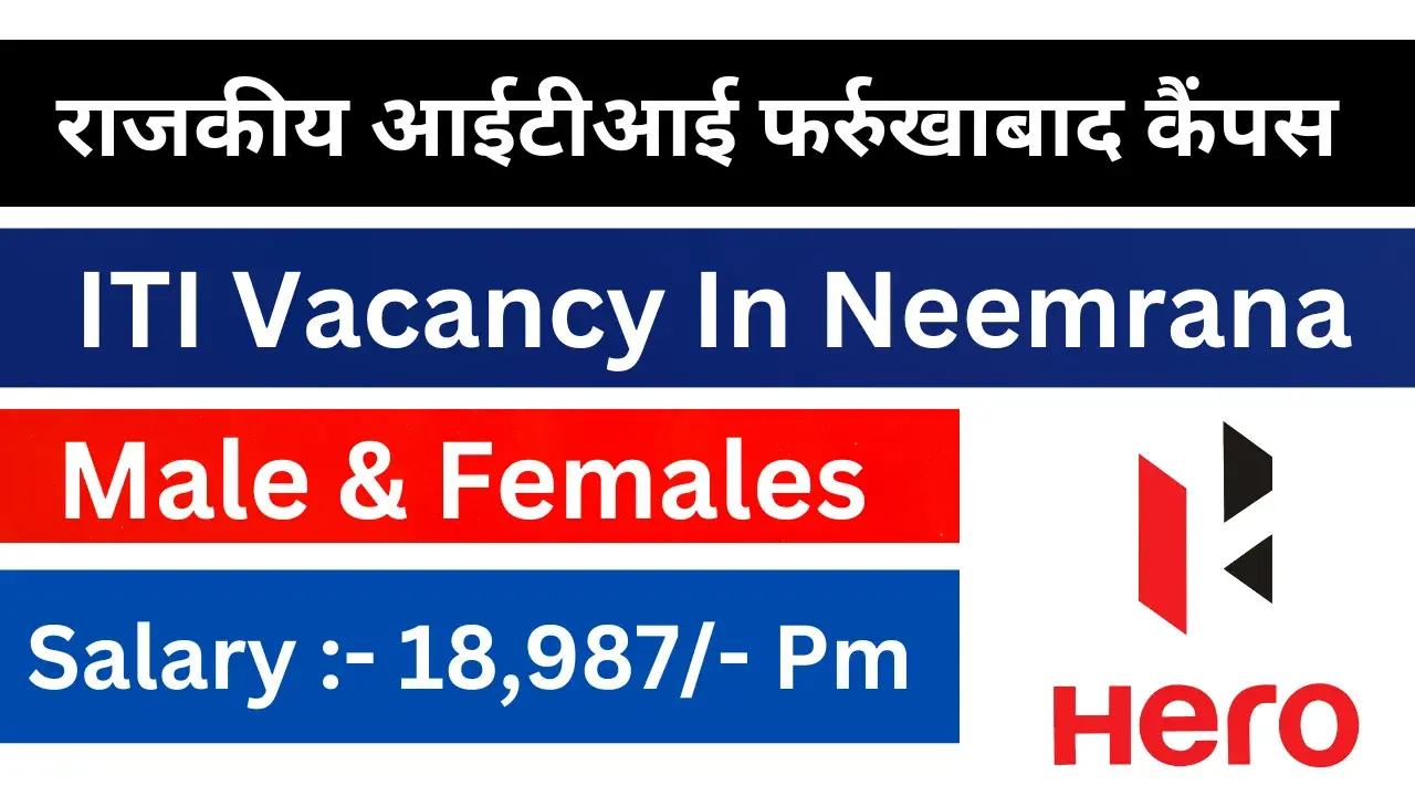 ITI Vacancy in Neemrana 2025