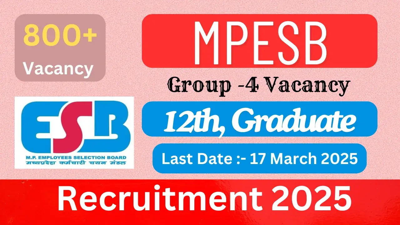 MPESB Group-4 Recruitment